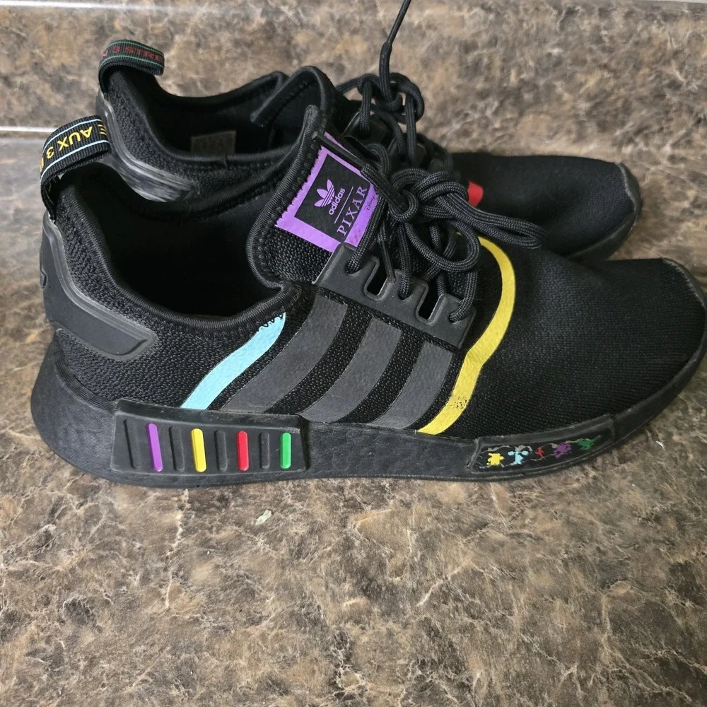 2021‎ Mens Adidas NMD R1 X Disney Pixar Toy Story GX0997 Black Shoes! Size 10.5